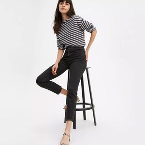 724 High Rise Straight crop jeans